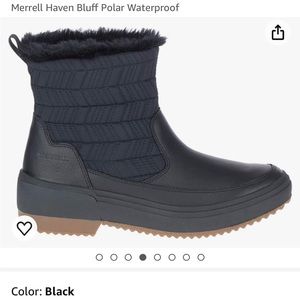 Merrell Haven Bluff Polar black waterproof snow/winter boots
